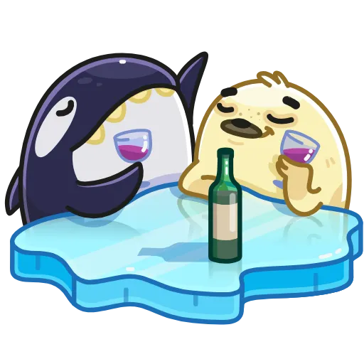 🥂 Эмодзи «Polar Pup» для Telegram