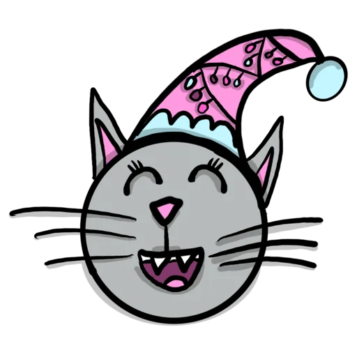 Стикерпак Радужная кошечка Rainbow kitty для Telegram — скачать