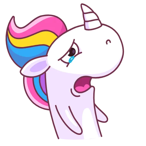 😢 Эмодзи «Ponycorn» для Telegram
