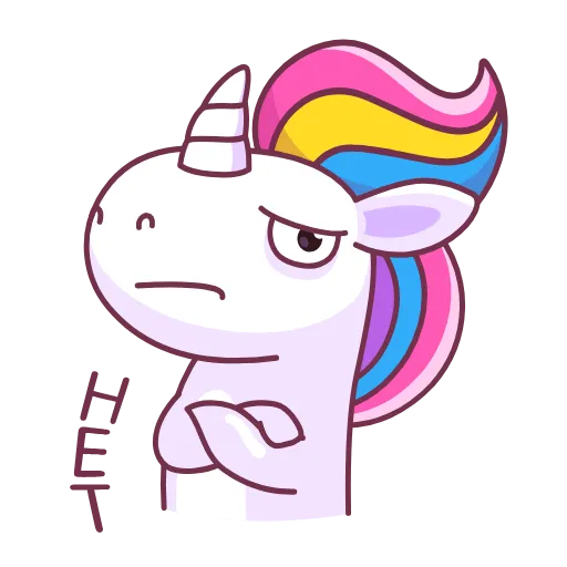 🙅‍♂️ Эмодзи «Ponycorn» для Telegram