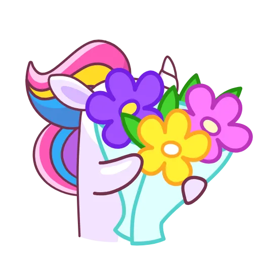 💐 Эмодзи «Ponycorn» для Telegram