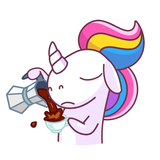 ☕️ Эмодзи «Ponycorn» для Telegram