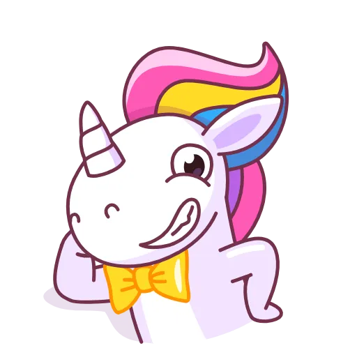 😏 Эмодзи «Ponycorn» для Telegram