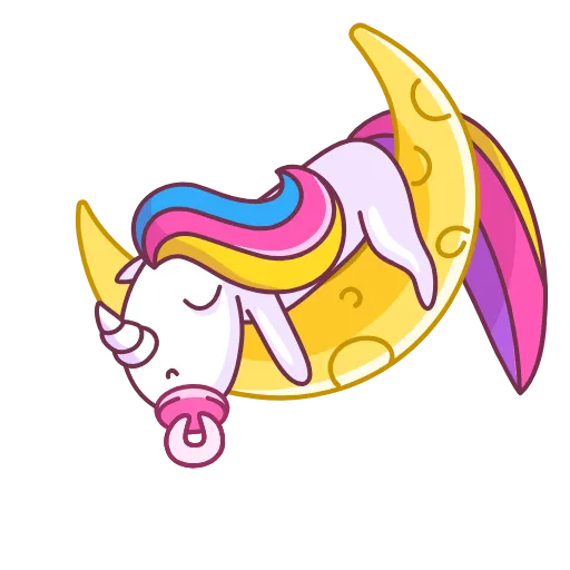 😴 Эмодзи «Ponycorn» для Telegram