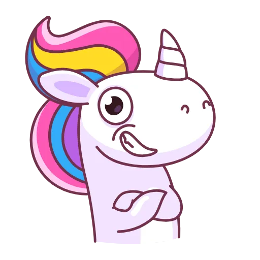 😏 Эмодзи «Ponycorn» для Telegram