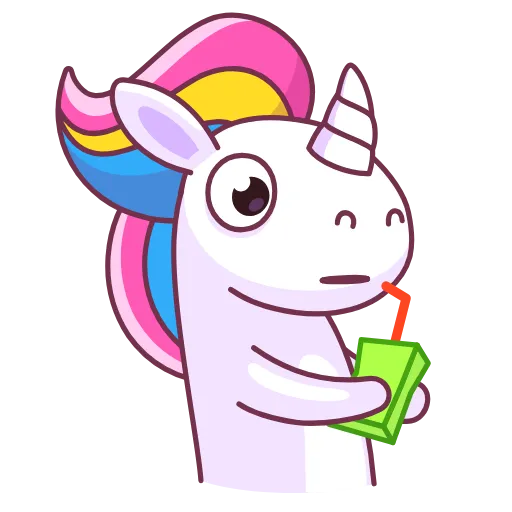 🧃 Эмодзи «Ponycorn» для Telegram