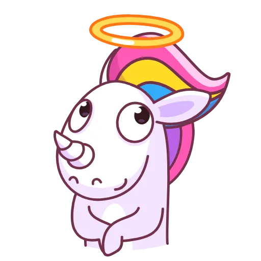 😇 Эмодзи «Ponycorn» для Telegram