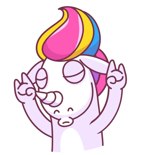 🤘 Эмодзи «Ponycorn» для Telegram
