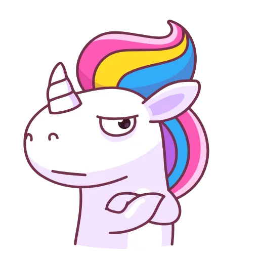 😛 Эмодзи «Ponycorn» для Telegram