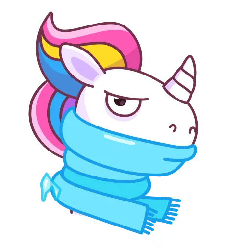 🥶 Эмодзи «Ponycorn» для Telegram