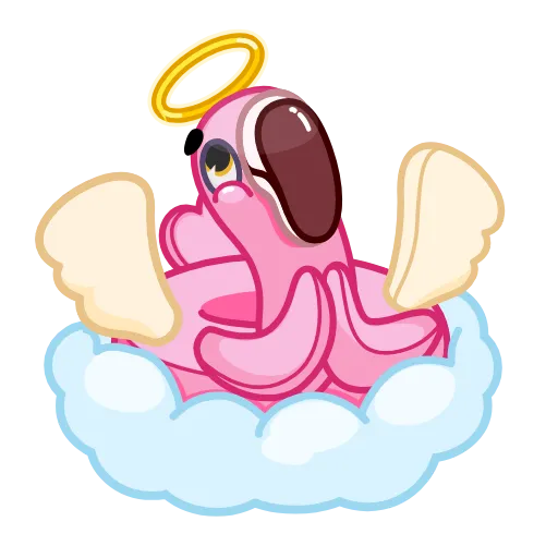 😇 Эмодзи «Pool Flamingo» для Telegram