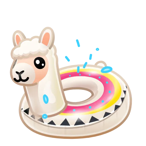 🎈 Стикер «Pool Float» для Telegram