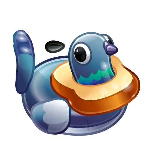 🎈 Стикер «Pool Float» для Telegram