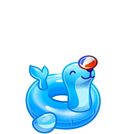 🎈 Стикер «Pool Float» для Telegram