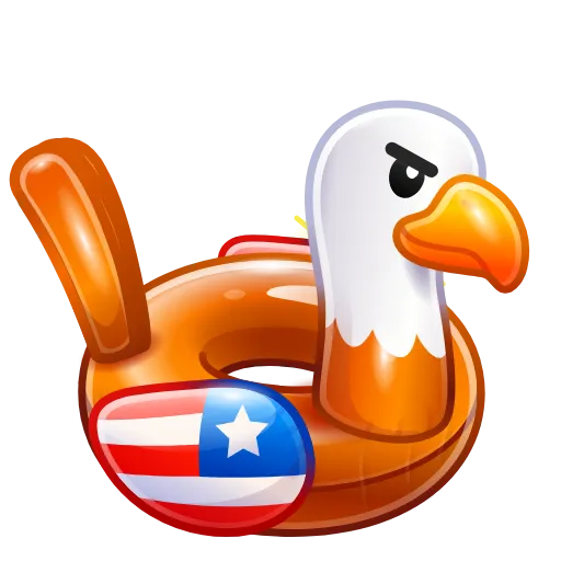 🎈 Стикер «Pool Float» для Telegram