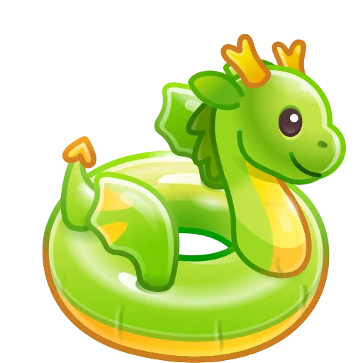 🎈 Стикер «Pool Float» для Telegram