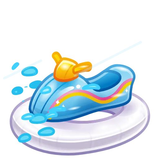 🎈 Стикер «Pool Float» для Telegram