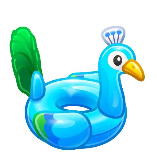 🎈 Стикер «Pool Float» для Telegram