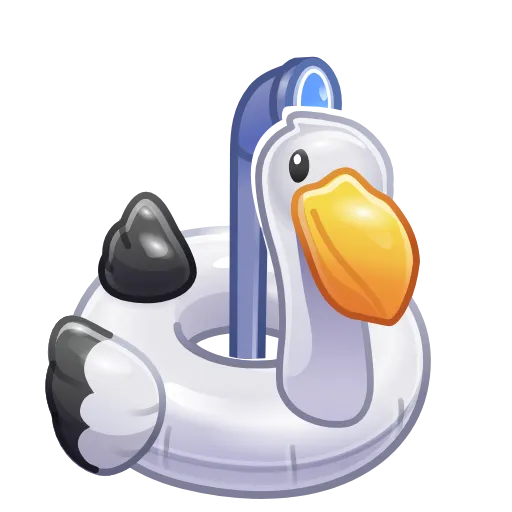 🎈 Стикер «Pool Float» для Telegram