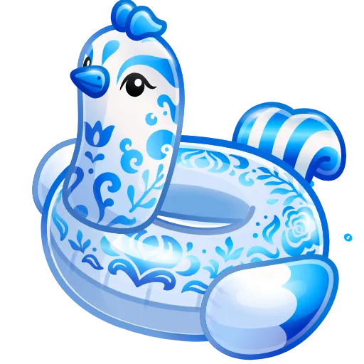 🎈 Стикер «Pool Float» для Telegram