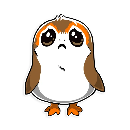 🥺 Стикер «Porgs» для Telegram