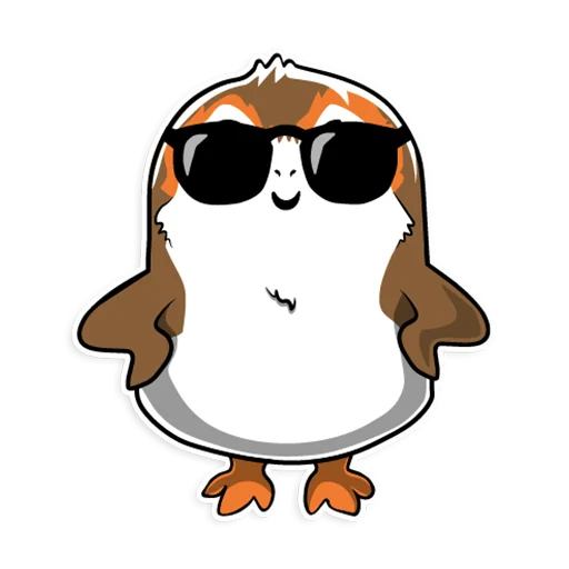 😎 Стикер «Porgs» для Telegram