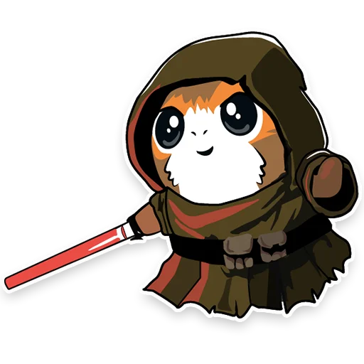 😈 Стикер «Porgs» для Telegram