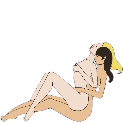 😍 Стикер «Poses In The Sex Of a Girl» для Telegram