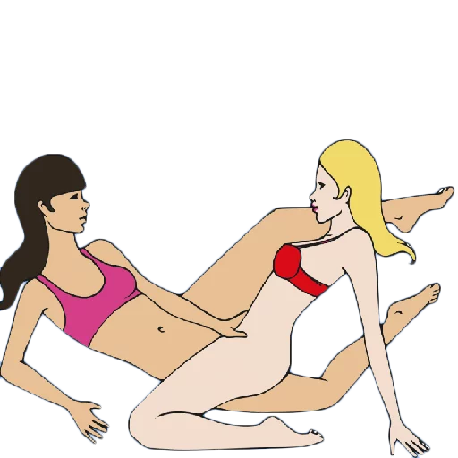 😍 Стикер «Poses In The Sex Of a Girl» для Telegram