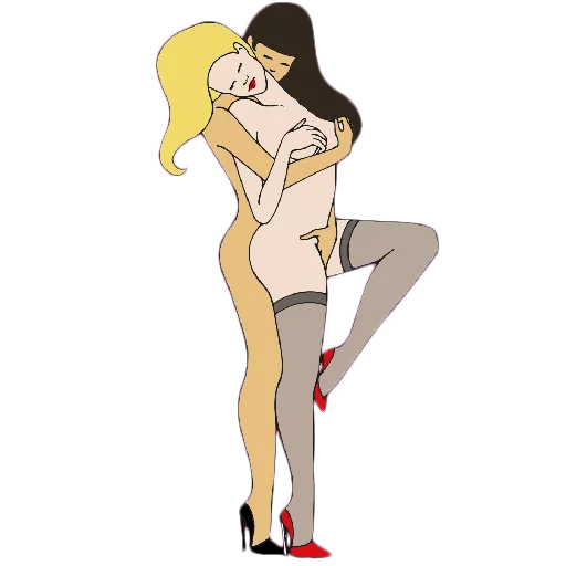 😍 Стикер «Poses In The Sex Of a Girl» для Telegram