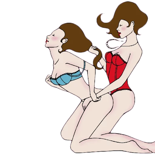 😍 Стикер «Poses In The Sex Of a Girl» для Telegram