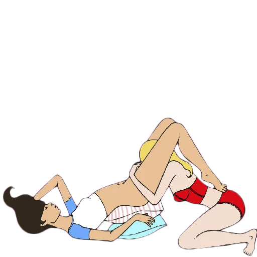 😍 Стикер «Poses In The Sex Of a Girl» для Telegram