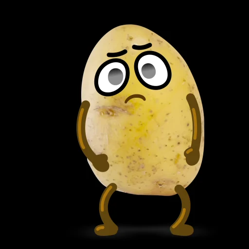 😨 Стикер «Potato» для Telegram
