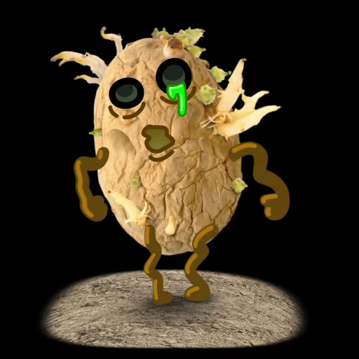 🧟‍♂️ Стикер «Potato» для Telegram