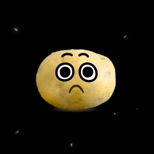 😧 Стикер «Potato» для Telegram