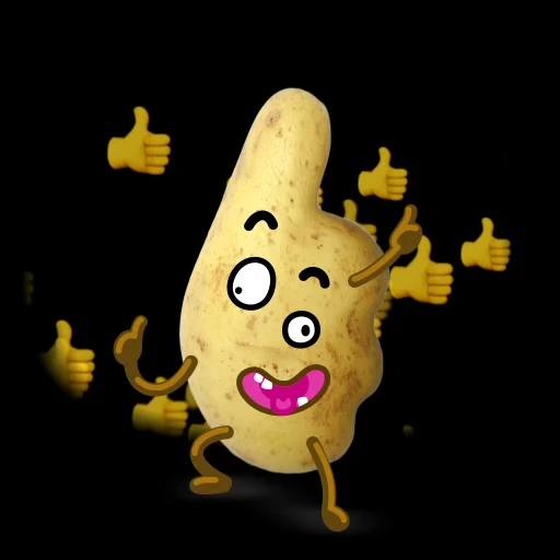 👍 Стикер «Potato» для Telegram