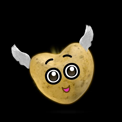❤️ Стикер «Potato» для Telegram