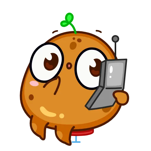 📱 Эмодзи «Картошечка» для Telegram