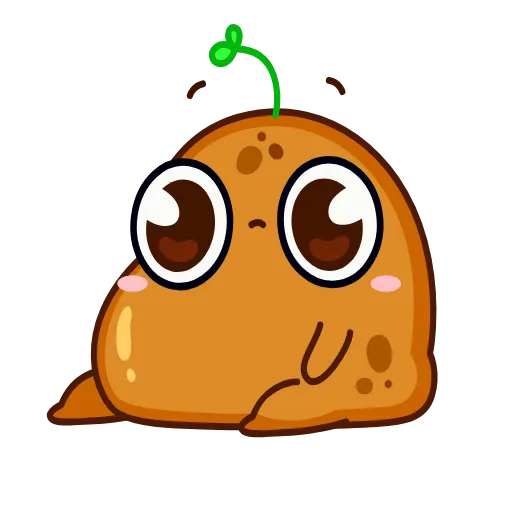 🥱 Эмодзи «Картошечка» для Telegram