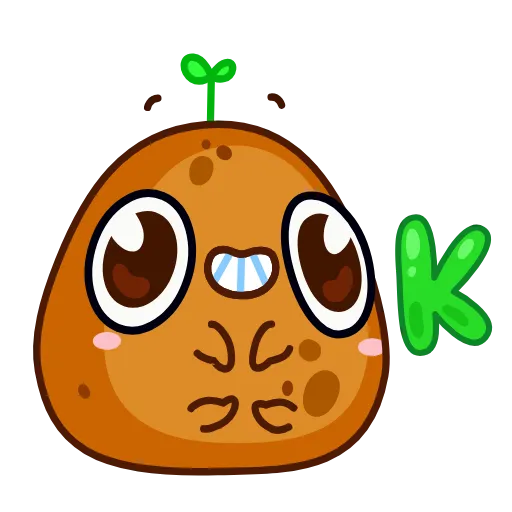 👌 Эмодзи «Картошечка» для Telegram