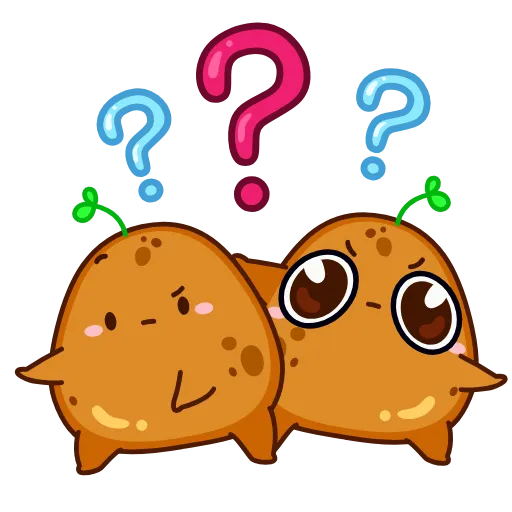 🤔 Эмодзи «Картошечка» для Telegram