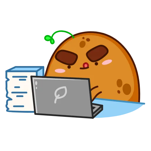 ⌨ Эмодзи «Картошечка» для Telegram