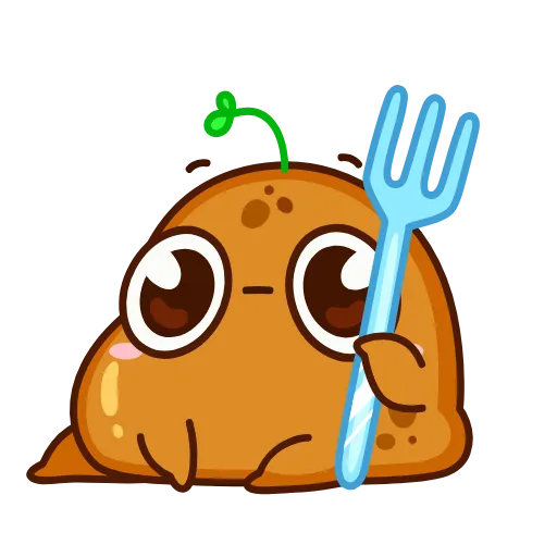 🍽 Эмодзи «Картошечка» для Telegram