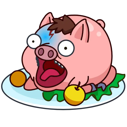 😨 Стикер «Potter Pig» для Telegram