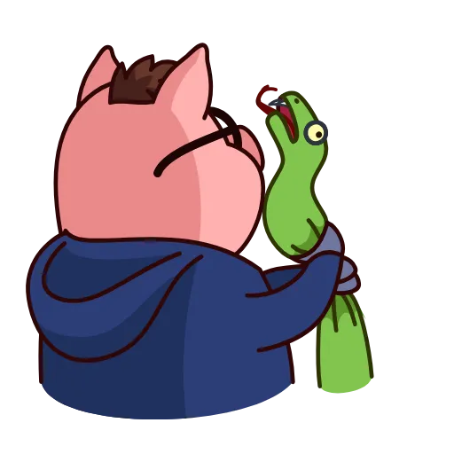 😡 Стикер «Potter Pig» для Telegram