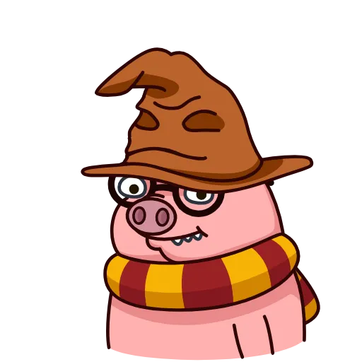 👋 Стикер «Potter Pig» для Telegram