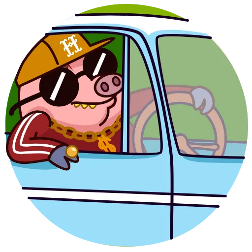 😎 Стикер «Potter Pig» для Telegram