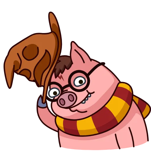 👋 Эмодзи «Potter Pig» для Telegram