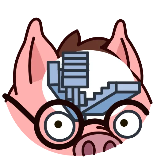 🤯 Эмодзи «Potter Pig» для Telegram