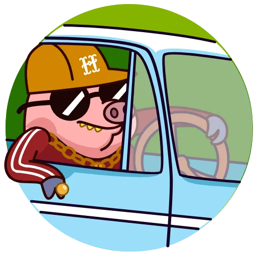 😱 Эмодзи «Potter Pig» для Telegram